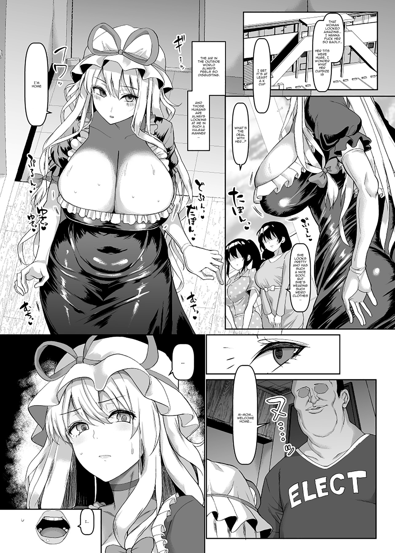 Hentai Manga Comic-Big-Breasted Mama Yukari Yakumo-Read-2